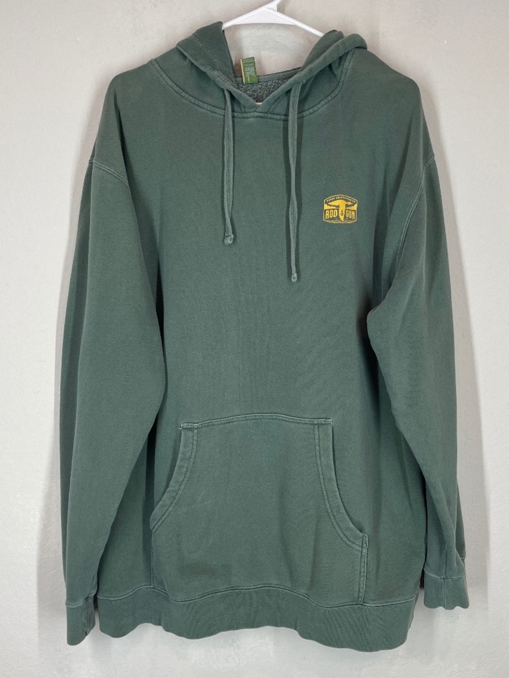 Marsh Wear Rod & Gun Hoodie Sweater Men's Size XL Faded Green
